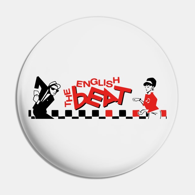 English Beat Pin by The Bing Bong art