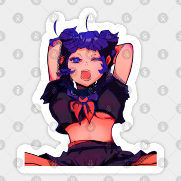 Anime Horny Girl - Horny - Sticker | TeePublic