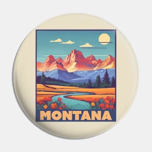 Montana Vintage Design Pin