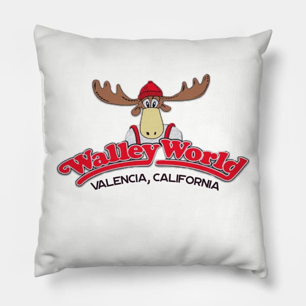 Wally World Theme Park T-Shirt Pillow by ezfett