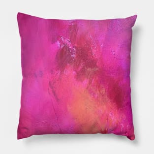 Pink abstract Pillow