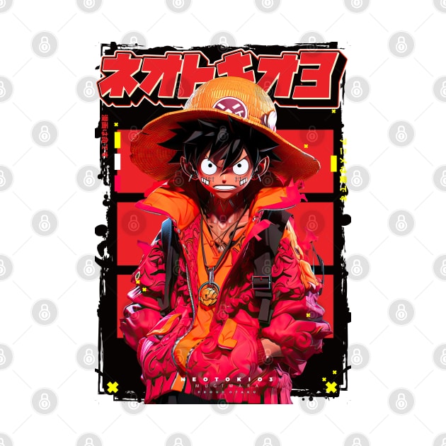 MUGIWARA MONKEY D. LUFFY | One Piece Anime Manga Pop Culture | PROUD OTAKU by PROUD OTAKU