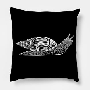 Giant African Land Snail - cute and fun animal design Pillow
