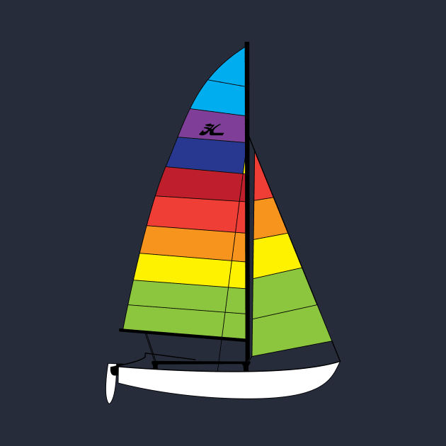 Hobie 16 Catamaran Sailboat by CHBB