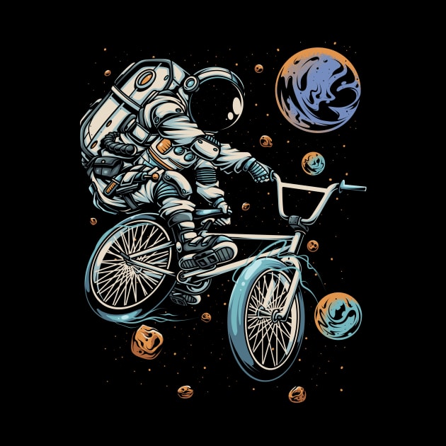 Astronaut BMX Bike Tricks by theprettyletters