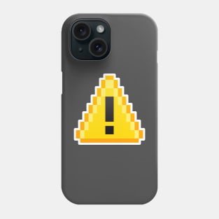 Pixel Warning Phone Case