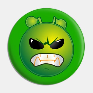 Angry Alien Pin