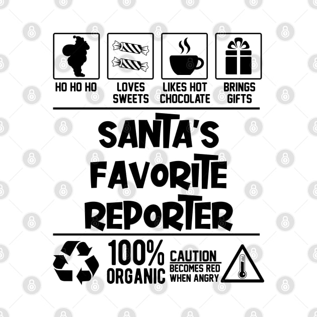 Santa's Favorite Reporter Santa Claus by Graficof