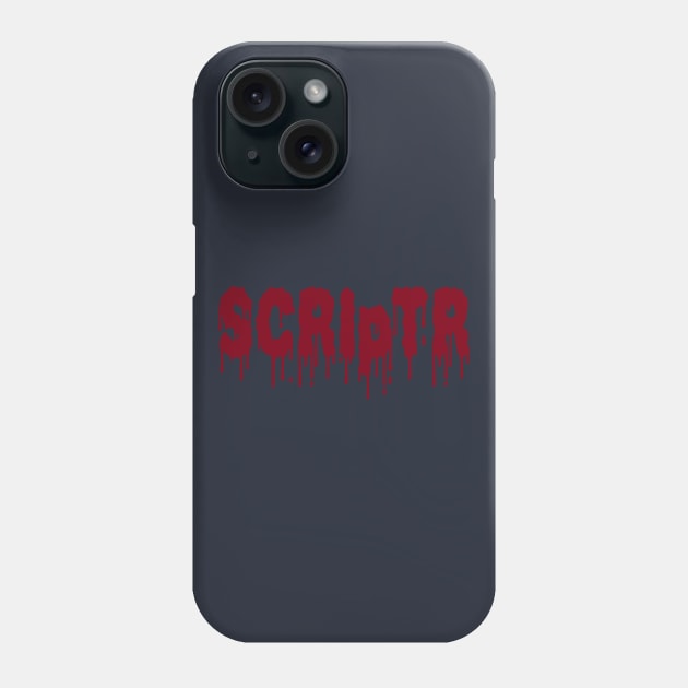 Scriptr blame Phone Case by Mens_Passion