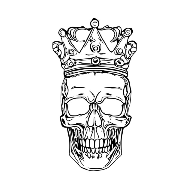 THRONE skull corner by ambatashirts