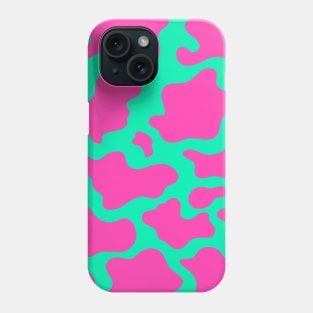 Pink and Blue Leopard Skin Pattern Phone Case