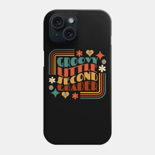 Groovy Little SECOND Grader First Day of School Phone Case