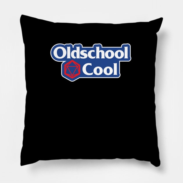 Oldschool Cool Dungeons and Dragons Pillow by Natural 20 Shirts