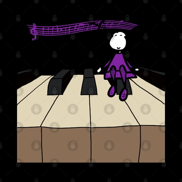 Piano life girl by Guastevi