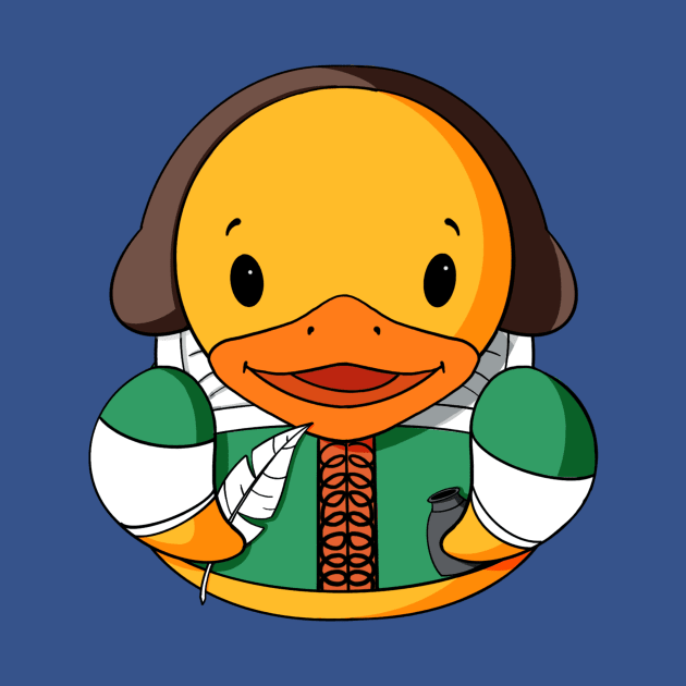 Shakespeare Rubber Duck by Alisha Ober Designs