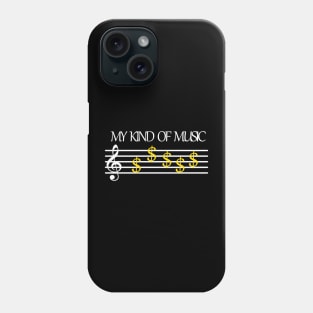 Music Sheet Dollar Sign Materialist Musician Money Love Phone Case