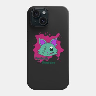 Purrfectly Gruesome- Freddie Zombie Kitty Phone Case