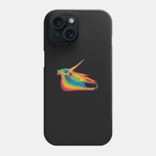 Rainbow Unicorn Skull Phone Case