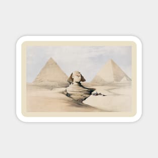 Sphinx and the Pyramids of Egypt Magnet