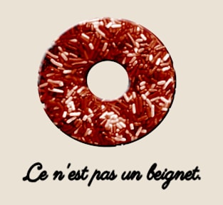 this is not a doughnut Magnet