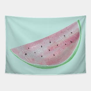 Watermelon Watercolor Foodie Tapestry