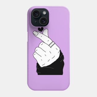 Finger heart k-pop Phone Case