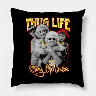 Thug life golden Pillow