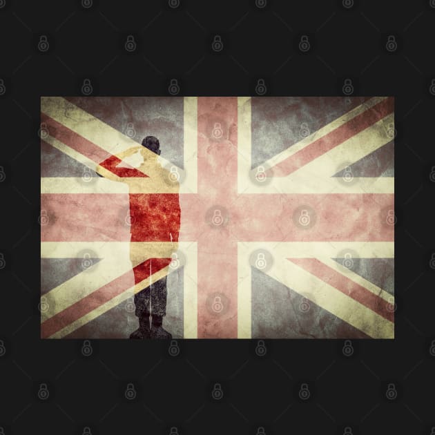 Vintage Union Jack Flag by Pris25