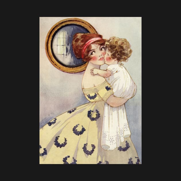 Vintage Mother and Child by Agnes Richardson by vintage-art