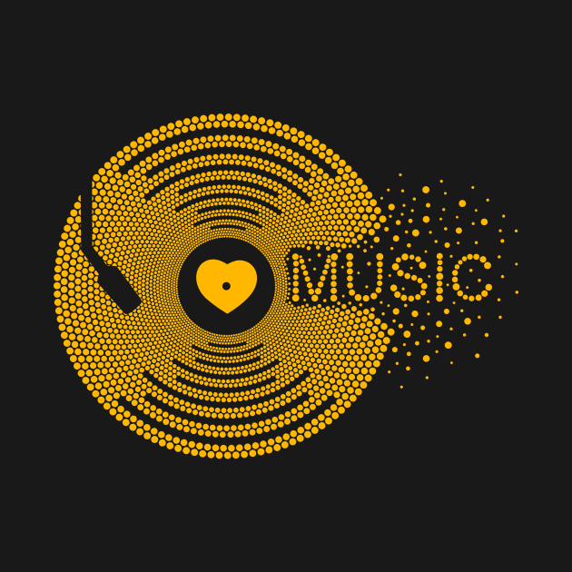 I love music vinyl by Razym