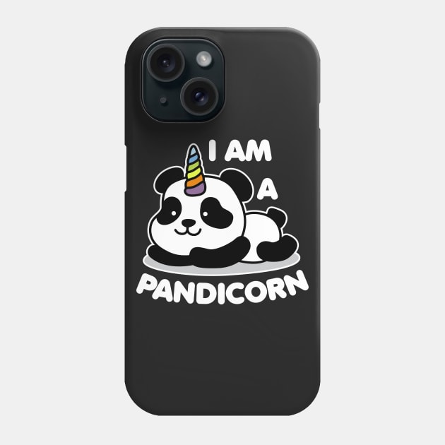 I Am A Pandicorn Phone Case by DetourShirts