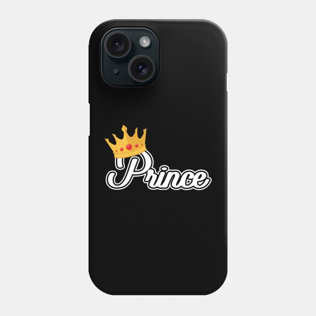 'Prince with Crown' Awesome Costume Halloween Phone Case by ourwackyhome