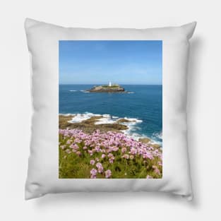 Godrevy Lighthouse, Cornwall Pillow