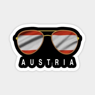 Austria Sunglasses, Austria Flag, Austria gift , 	Austrian Magnet