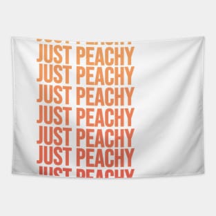 Just Peachy Tapestry