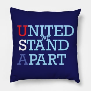 USA - United we Stand Apart Pillow