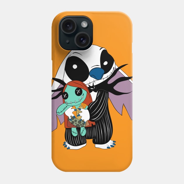 Nightmare before Christmas Stitch Phone Case by Nykos