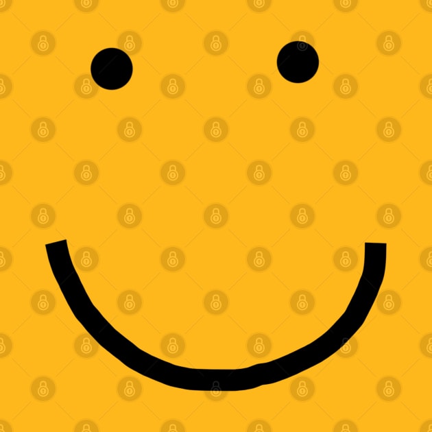 Minimal Smiley Face by ellenhenryart