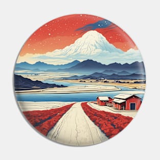 Jeungdo Salt Farm South Korea Starry Night Travel Tourism Retro Vintage Pin