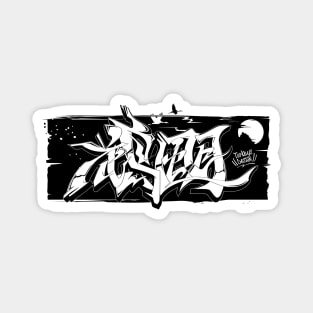 Japanese KANJI Graffiti KACHOFUGETSU Magnet