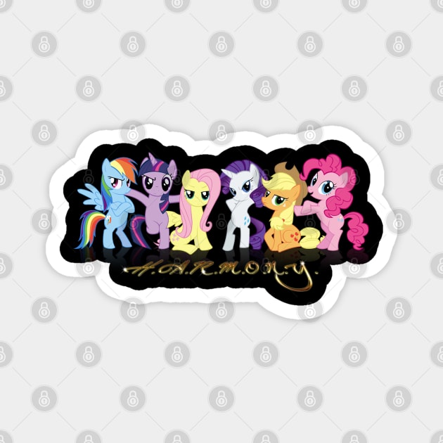 H.A.R.M.O.N.Y. Magnet by Brony Designs