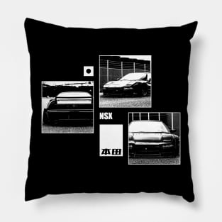 HONDA NSX Black 'N White Archive (Black Version) Pillow