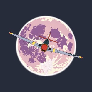 P-51 Mustang Purple Moon T-Shirt