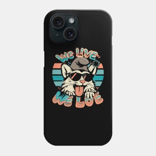 Smurf Cat - We Live We Love Phone Case