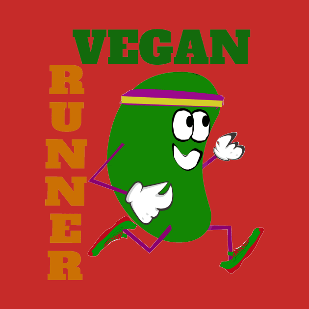 Cross Country Vegan Runner by PoetandChef