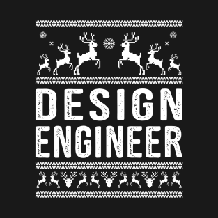 Design Engineer Ugly Christmas Sweater T-Shirt