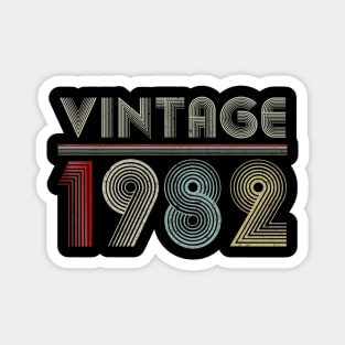 37th Birthday Gift Classic 1982 Vintage Men Women Magnet