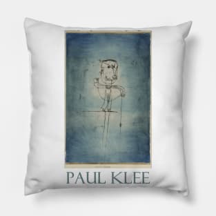 The Angler by Paul Klee Pillow