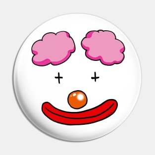 fun clown face Pin