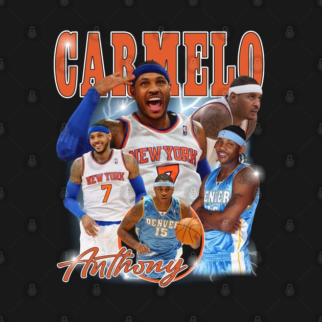 Carmelo Anthony Vintage Collage